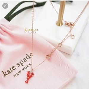 Kate Spade Mini Lobster Pendant Necklace